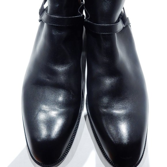 Gucci Black Leather Ankle Boots in Size EU 44 / USA 10 - 10.5 main image 7